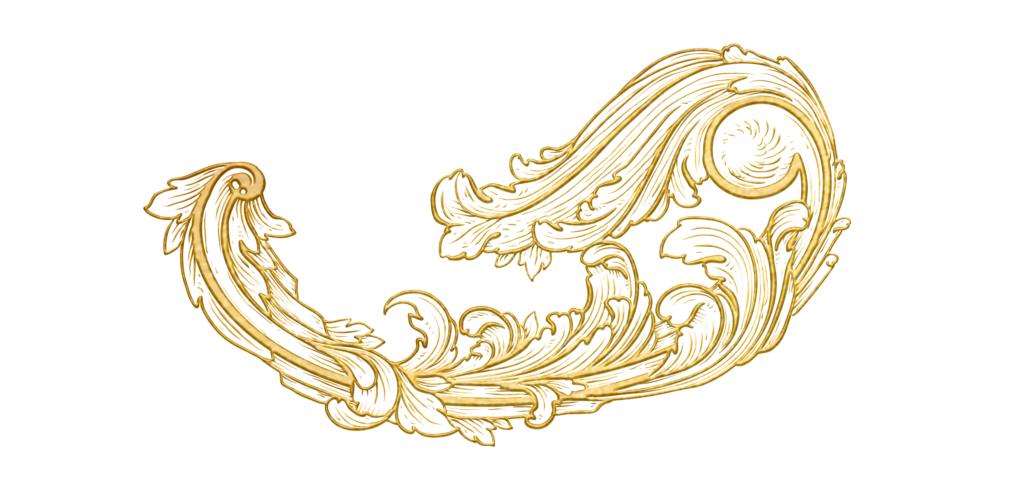 HOME MEONLIFE Embossed Flourish 1- Lemoonboots Ornament 1322463